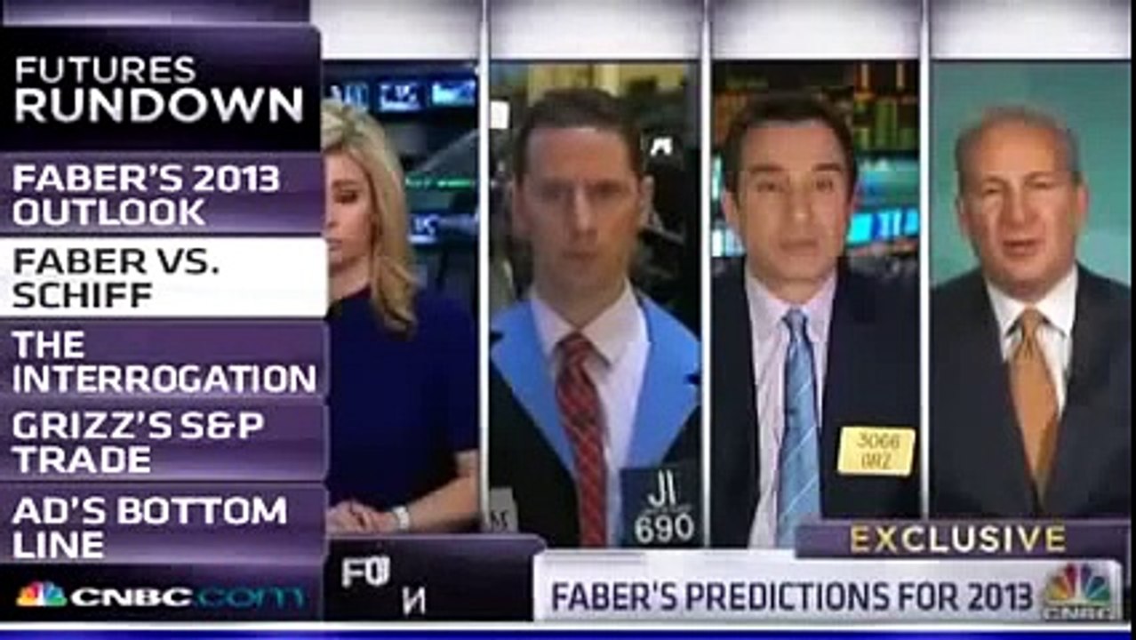 Peter Schiff  Marc Faber On CNBC   Economic Crisis Predictions