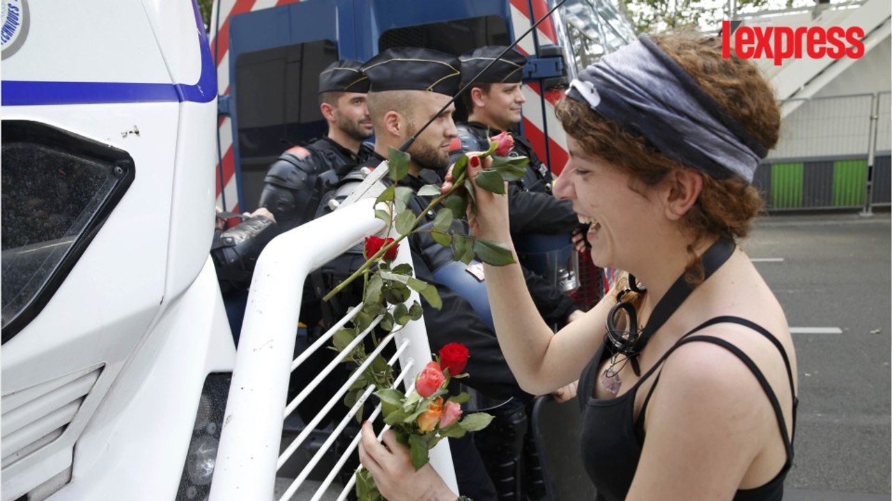 Loi Travail: un petit parcours parisien sous haute surveillance