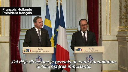 Référendum britannique: Hollande annonce une visite à Berlin