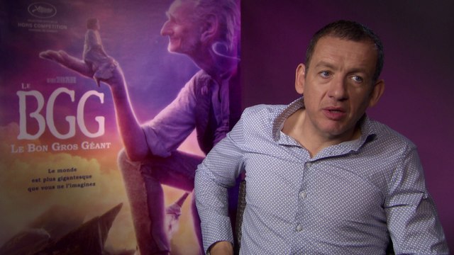 Dany Boon en images lors du doublage du BGG – Le Bon Gros Géant de Steven Spielberg !