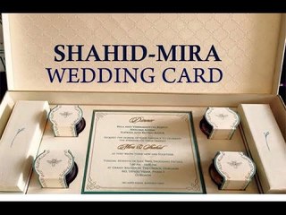 Exclusive: Shahid Kapoor & Mira Rajput's Wedding Card LEAKED!