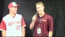 John Jaeger Post Game Interview 6-21 Rafters vs. Chinooks