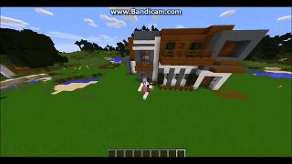 Minecraft: Modern Build ( Survival Series House)
