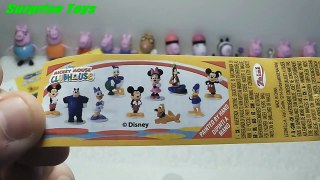 Mickey Mouse Clubhouse, Peppa Pig, Kinder Surprise, Unboxing,  Surprise Toy