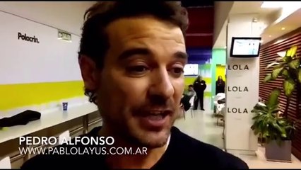 Pedro nota con Pablo Layus