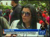 Trabajadoras sexuales protestaron en el Municipio de Quito