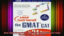 DOWNLOAD FREE Ebooks  Arco Teach Yourself the Gmat Cat in 24 Hours Arcos Teach Yourself in 24 Hours Series Full Free