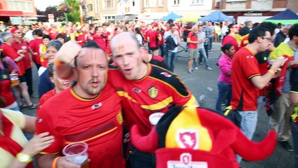 Bruxelles en fête avant Suède-Belgique