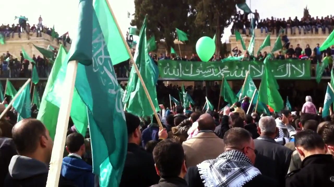مهرجان انطلاقة حماس 25 في الخليل 14-12-2012