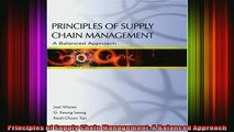 READ book  Principles of Supply Chain Management A Balanced Approach Full Free