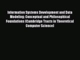 Read Information Systems Development and Data Modeling: Conceptual and Philosophical Foundations
