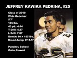 Jeffrey Pedrina, #25, Senior Football Highlights, Class of 2010