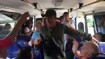 GNB requisó autobús de personas de tercera edad que se trasladaban a validar firmas