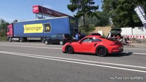 Porsche 991 GT3 RS   Cayman GT4 on the road!