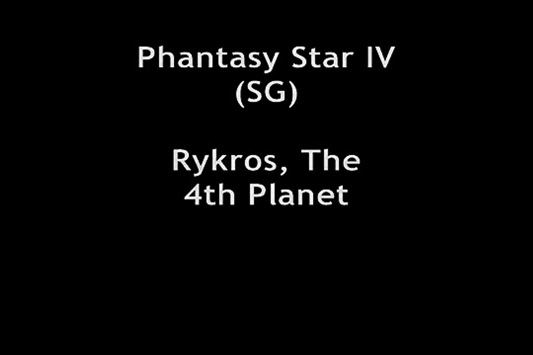 Phantasy Star IV (SG) Rykros, The 4th Planet (25)