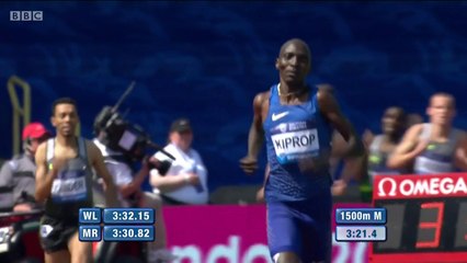 1500m H, DL Birmingham, 05 juin 2016 (Kiprop explose la MPM, seul au monde)]