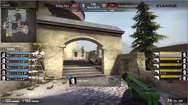 Counter-Strike: Global Offensive Echo Fox Vs Mousesports ELEAGUE Season 1 Group E Round Robin