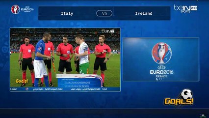 ملخص مباراة ايطاليا وايرلندا 0-1 يورو 2016 رؤوف خليف