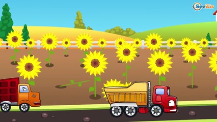 ✔ Garbage Truck with Truck. Fiery race track / Car Cartoons Compilation for kids ✔