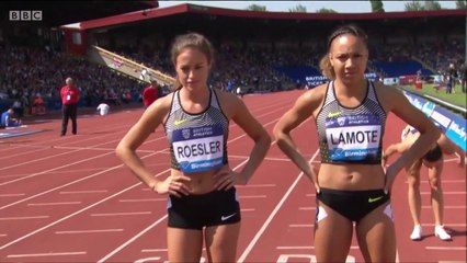 800m F, DL Birmingham, 05 juin 2016 (Lamote 2e, explose son PB)