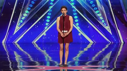 Calysta Bevier- Teen Cancer Survivor Gets Simon Cowell's Golden Buzzer - America's Got Talent 2016