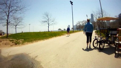 Cycling on Chicago's Lakefront Trail, Video 19