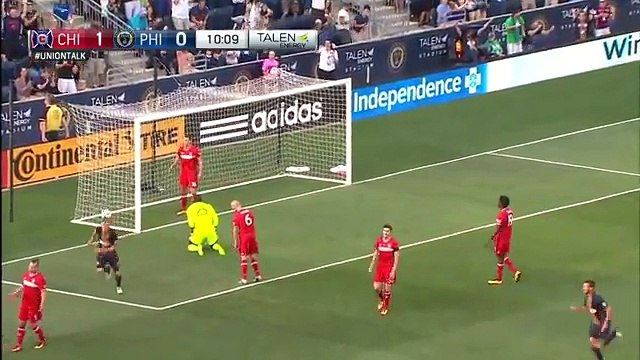 Jonathan Campbell Own Goal HD - Philadelphia Union 1-1 Chicago Fire - MLS 22.06.2016