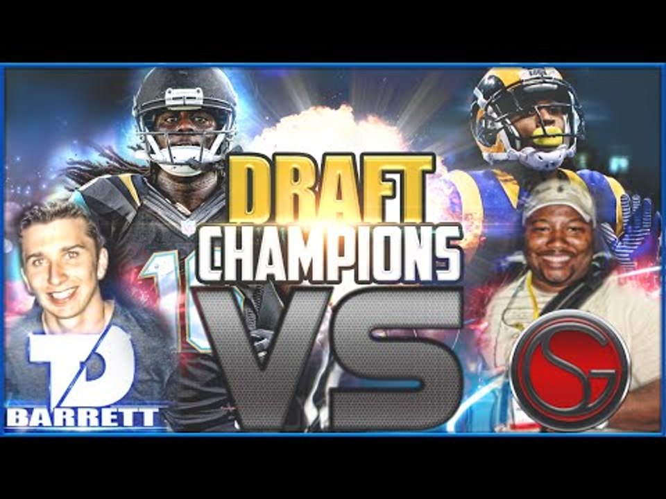 YOUTUBER RAGEQUIT??! H2H MATCHUP VS TD BARRETT!! Madden NFL 16 Draft Champions Gameplay and Draft!