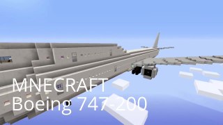 MINECRAFT: Boeing 747-200 Cenematic