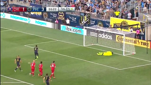 Roland Alberg hat trick Goal HD - Philadelphia Union 4-1 Chicago Fire - MLS 22.06.2016