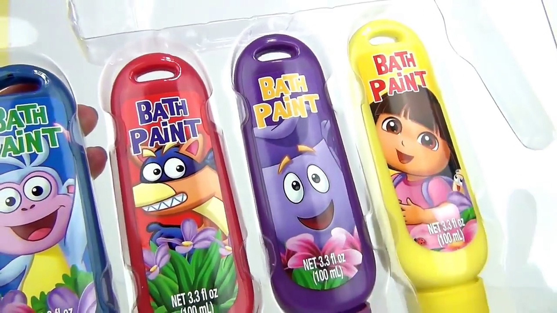 Dora the Explorer Bath Paint and Bath Toys- - video Dailymotion