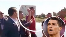 Cristiano Ronaldo Throws Reporter’s Microphone Into A Lake