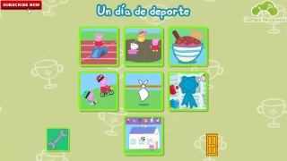 Peppa Pig in Español Un día de deporte Application   Peppa Carreras de Obstaculos Game Playthrough