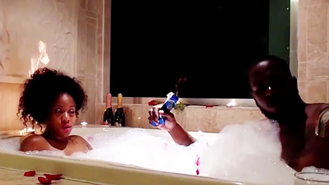 Womans Hair Gets Set On Fire In The Bathtub