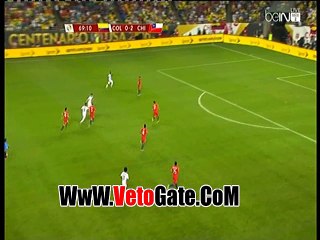 تسديدة صاروخية لـ جيمس رودريغيز امام تشيلى