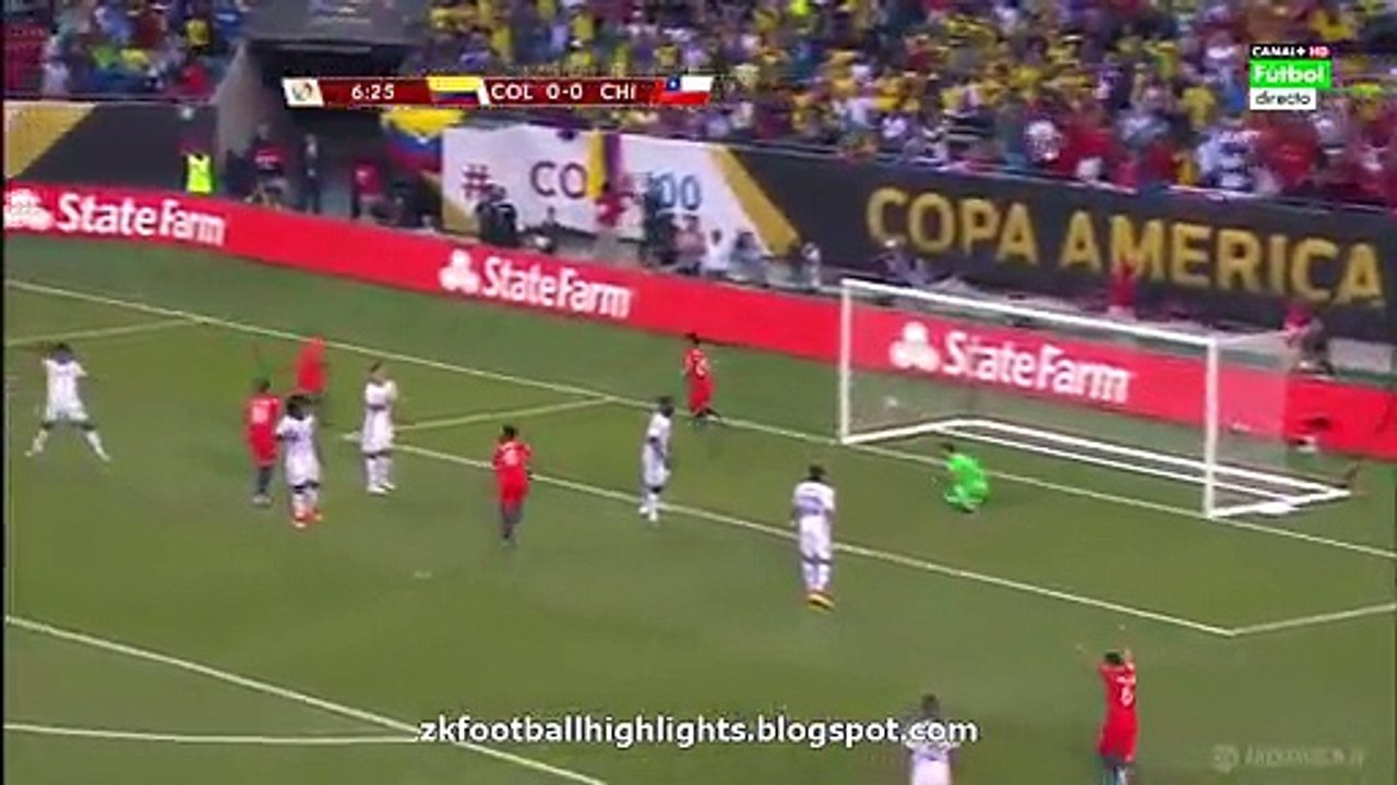 All Goals HD - Colombia 0-2 Chile - Copa America Centenario - 22.06.2016 HD -