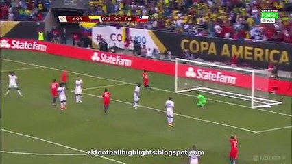 All Goals HD - Colombia 0-2 Chile - Copa America Centenario - 22.06.2016 HD -