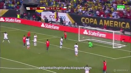 {USA 2016} All Goals HD - Colombia 0-2 Chile Copa America Centenario