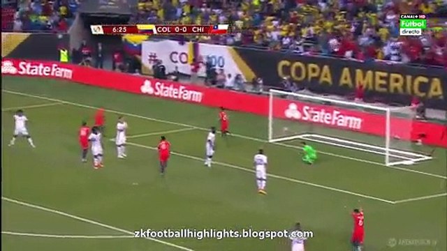All Goals & Highlights HD | Colombia 0-2 Chile USA 2016