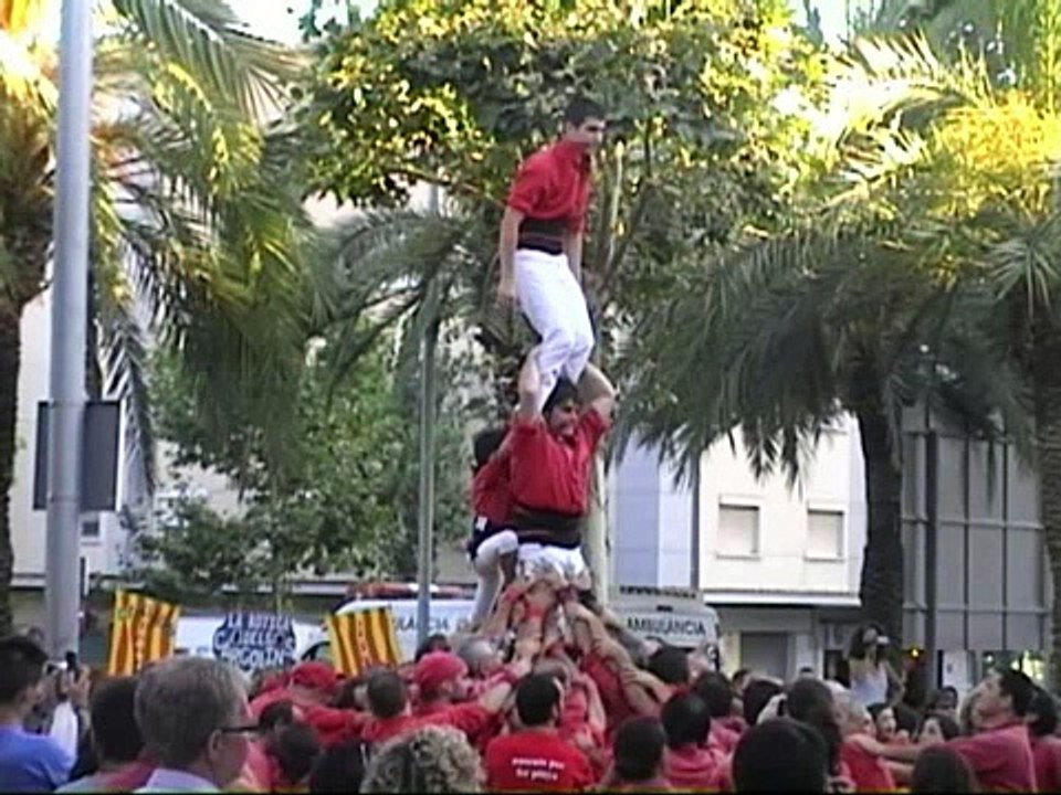 Castellers de Barcelona. pd4 Esplugues de Llobregat 25/07/2010