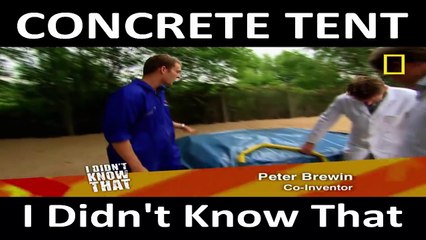 Concrete Tent or Concrete Canvas Shelter-Amazing Technology