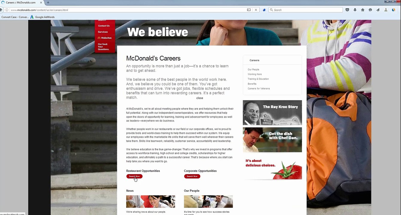 Mcdonald's Job Application Online Process