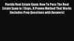 [PDF] Florida Real Estate Exam: How To Pass The Real Estate Exam in 7 Days.: A Proven Method