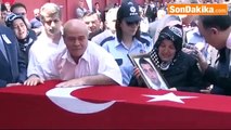 Cizre’de Şehit Düşen 26 Günlük Polisin Cenaze Töreni Yürekleri Burktu