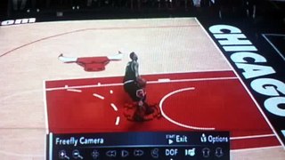 Derick rose slow motion dunk nba 2k12