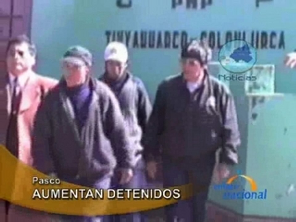 AUMENTAN DETENIDOS - PASCO