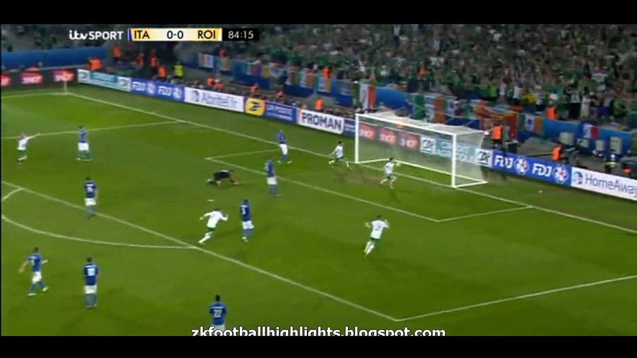 Euro 2016 | Italy 0-1 Republic Ireland | Video bola, berita bola, cuplikan gol
