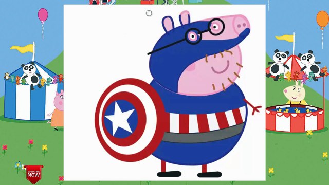 Peppa Pig english Character George Crying Batman vs Joker videos de Peppa Pig Family and Friends