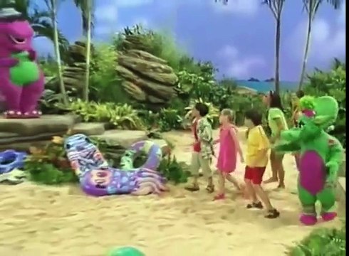 Gros titre de rap ricain sur une série pour enfants Barney .. Parodie de Clip Nororious BIG