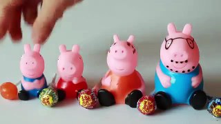 Lollipop Finger Family   Peppa Pig Chupa Chups Daddy Finger Song